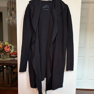 Zara Black Hooded Cardigan